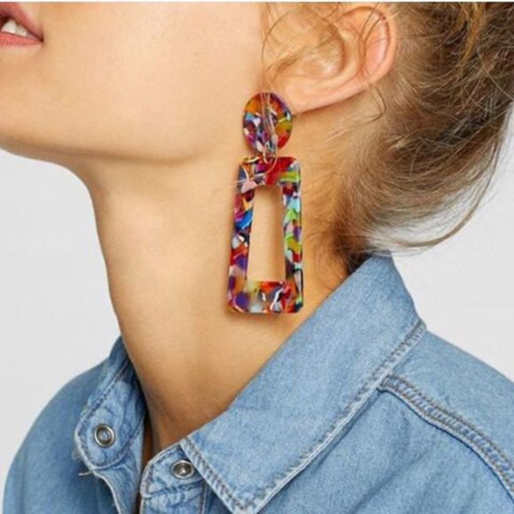 “Kip” acrylic earrings